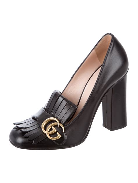 gucci marmont heels cream|gucci heels sale.